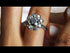 Glamorous Black Diamond Halo Engagement Ring - Amaya No. 38